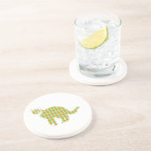 Patterned Cat Zandsteen Onderzetter (Zijkant)