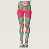 Patterned Christmas Leggings (Voorkant)