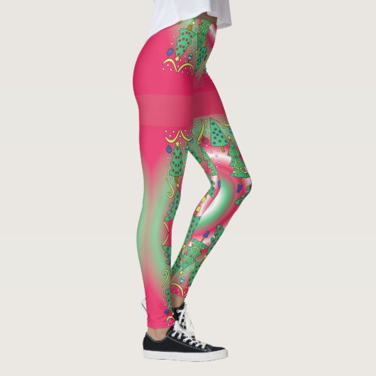 Patterned Christmas Leggings (Rechts)