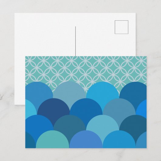 Patterned Circles 2  Briefkaart (Voorkant / Achterkant)