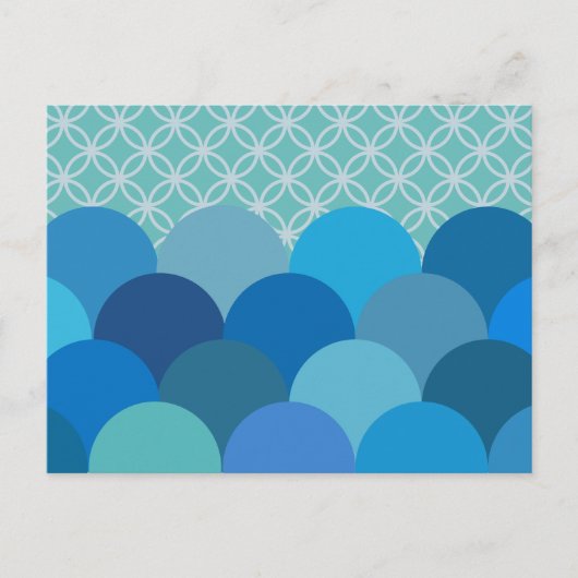 Patterned Circles 2  Briefkaart (Voorkant)