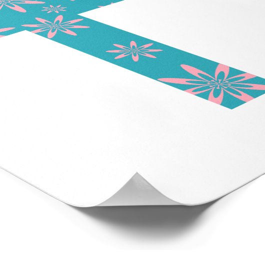 Patterned Crosses Poster (Hoek)