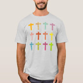 Patterned Crosses T-shirt (Voorkant)