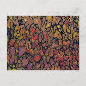 Patterned Dinosaur Bone Briefkaart (Voorkant)