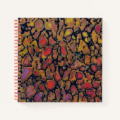 Patterned Dinosaur Bone Notitieboek (Voorkant)