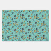 Patterned Heart Doodles Inpakpapier Vel (Voorkant 3)