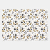 Patterned Heart Doodles Inpakpapier Vel (Voorkant 2)