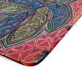 Patterned leaf snijplank (Hoek)