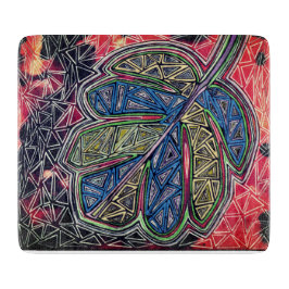 Patterned leaf snijplank