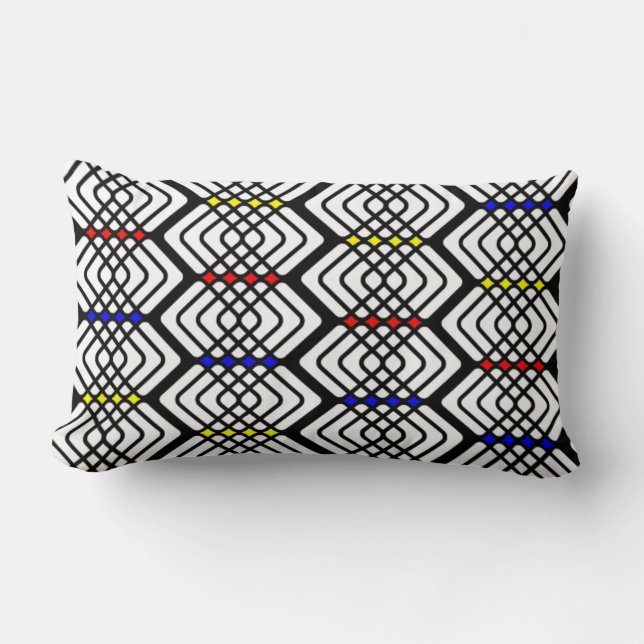 Patterned Lumbar Pillow Kussen (Voorkant)