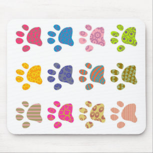 Patterned Paws Muismat