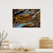 Patterned Pietersite Poster (Keuken)