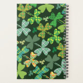 Patterned Shamrocks Planner (Achterkant)