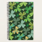 Patterned Shamrocks Planner (Voorkant)