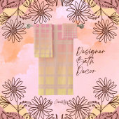 Patterned Squares Bad Handdoek