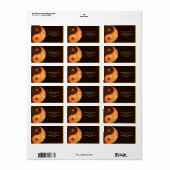 Patterned Yin Yang Gold Etiket (Full Sheet)