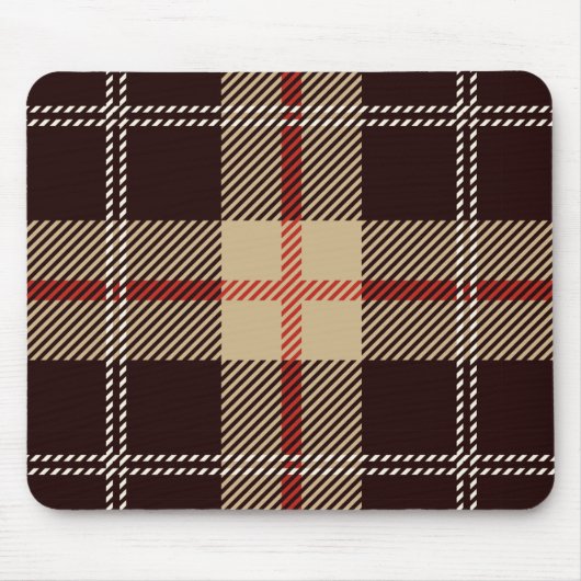 Patternl Stylish Scottish Geometric  Muismat (Voorkant)