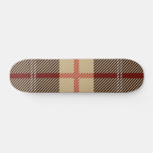 Patternl Stylish Scottish Geometric Persoonlijk Skateboard (Horizontaal)