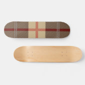 Patternl Stylish Scottish Geometric Persoonlijk Skateboard (Horizontaal)