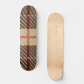 Patternl Stylish Scottish Geometric Persoonlijk Skateboard (Voorkant)