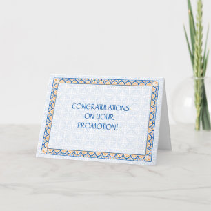 Patterns & Borders 2 Promotie Gefeliciteerd Kaart