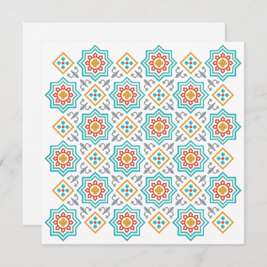 Patterns & Clipart Collection | Seamless Decorativ Kaart (Voorkant / Achterkant)