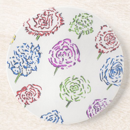 Patterns of Creation  Zandsteen Onderzetter (Voorkant)