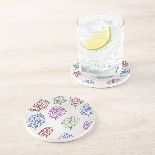 Patterns of Creation  Zandsteen Onderzetter (Zijkant)