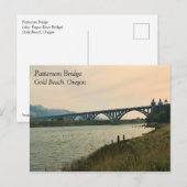 Patterson Bridge, Gold Beach, Oregon Briefkaart (Voorkant / Achterkant)