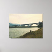 Patterson Bridge, Gold Beach, Oregon Canvas Afdruk (Voorkant)