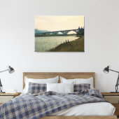 Patterson Bridge, Gold Beach, Oregon Canvas Afdruk (Insitu (Slaapkamer))