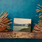 Patterson Bridge, Gold Beach, Oregon Fotoplaat (Zijkant)