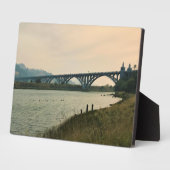 Patterson Bridge, Gold Beach, Oregon Fotoplaat (Zijkant)