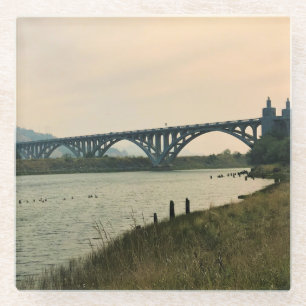 Patterson Bridge, Gold Beach, Oregon Glazen Onderzetter