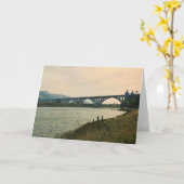 Patterson Bridge, Gold Beach, Oregon Kaart (Gele Bloem)