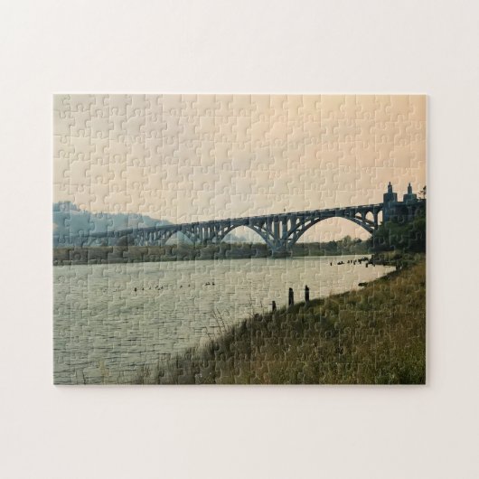 Patterson Bridge, Gold Beach, Oregon Legpuzzel (Horizontaal)
