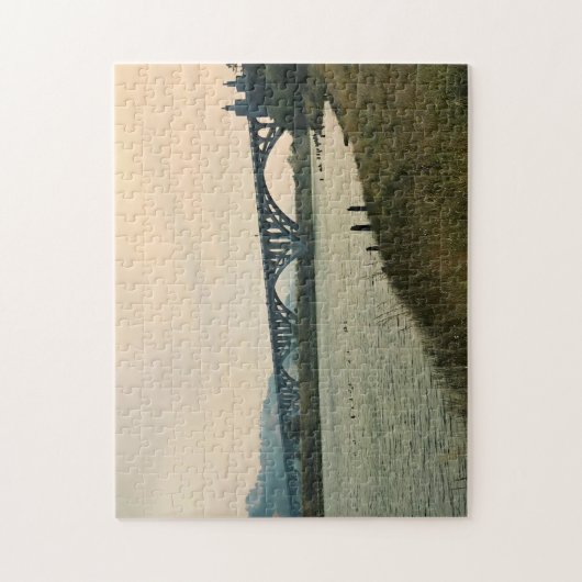 Patterson Bridge, Gold Beach, Oregon Legpuzzel (Verticaal)