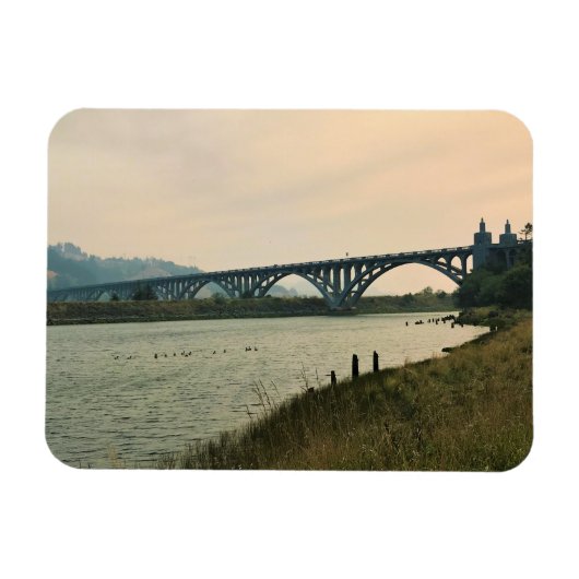 Patterson Bridge, Gold Beach, Oregon Magneet (Horizontaal)