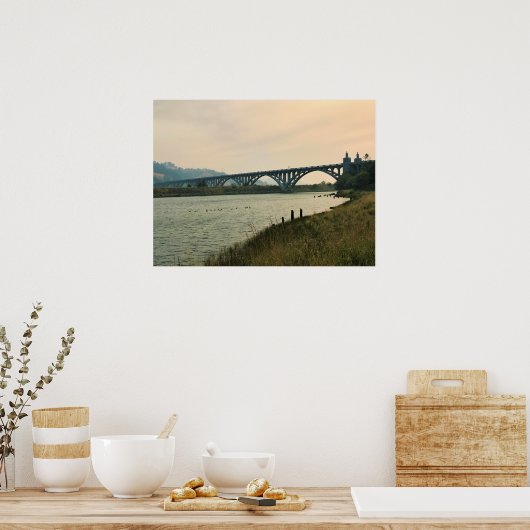 Patterson Bridge, Gold Beach, Oregon Poster (Keuken)