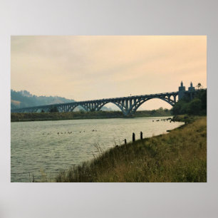 Patterson Bridge, Gold Beach, Oregon Poster