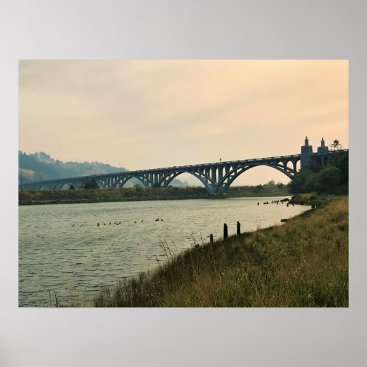 Patterson Bridge, Gold Beach, Oregon Poster (Voorkant)