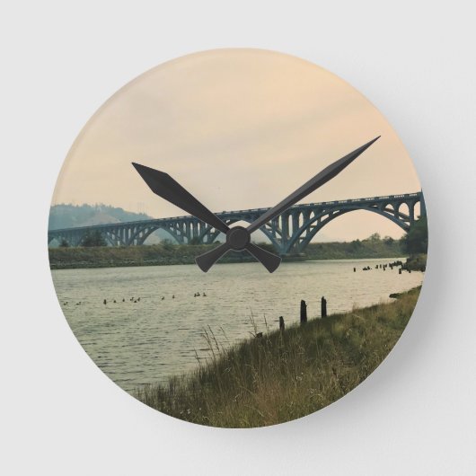 Patterson Bridge, Gold Beach, Oregon Ronde Klok (Voorkant)