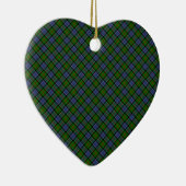 Patterson Clan Tartan Design Print Keramisch Ornament (Rechts)