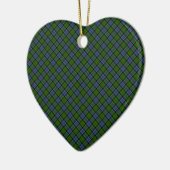 Patterson Clan Tartan Design Print Keramisch Ornament (Links)