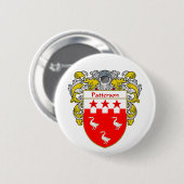 Patterson Coat of Arms (Mantled) Ronde Button 5,7 Cm (Voorkant /achterkant)