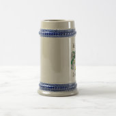 Patterson Coat of Arms Stein Bierpul (Center)