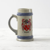 Patterson Family Crest Ceramic Stein Bierpul (Links)