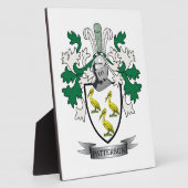 Patterson Family Crest Coat of Arms Fotoplaat (Zijkant)