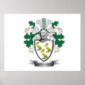 Patterson Family Crest Coat of Arms Poster (Voorkant)
