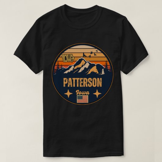 Patterson, Iowa T-shirt (Design voorkant)